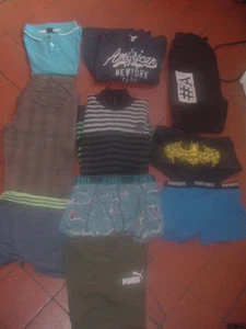 lot 10 vétements garçon 12 ans toutes marques  occasion - Photo 1/4