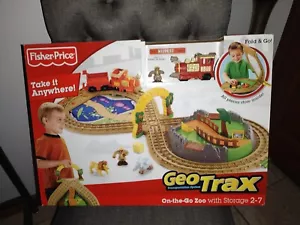 NEW FISHER PRICE GEO TRAX - On the Go Zoo 2008 N4799 Fold & Go - Picture 1 of 10