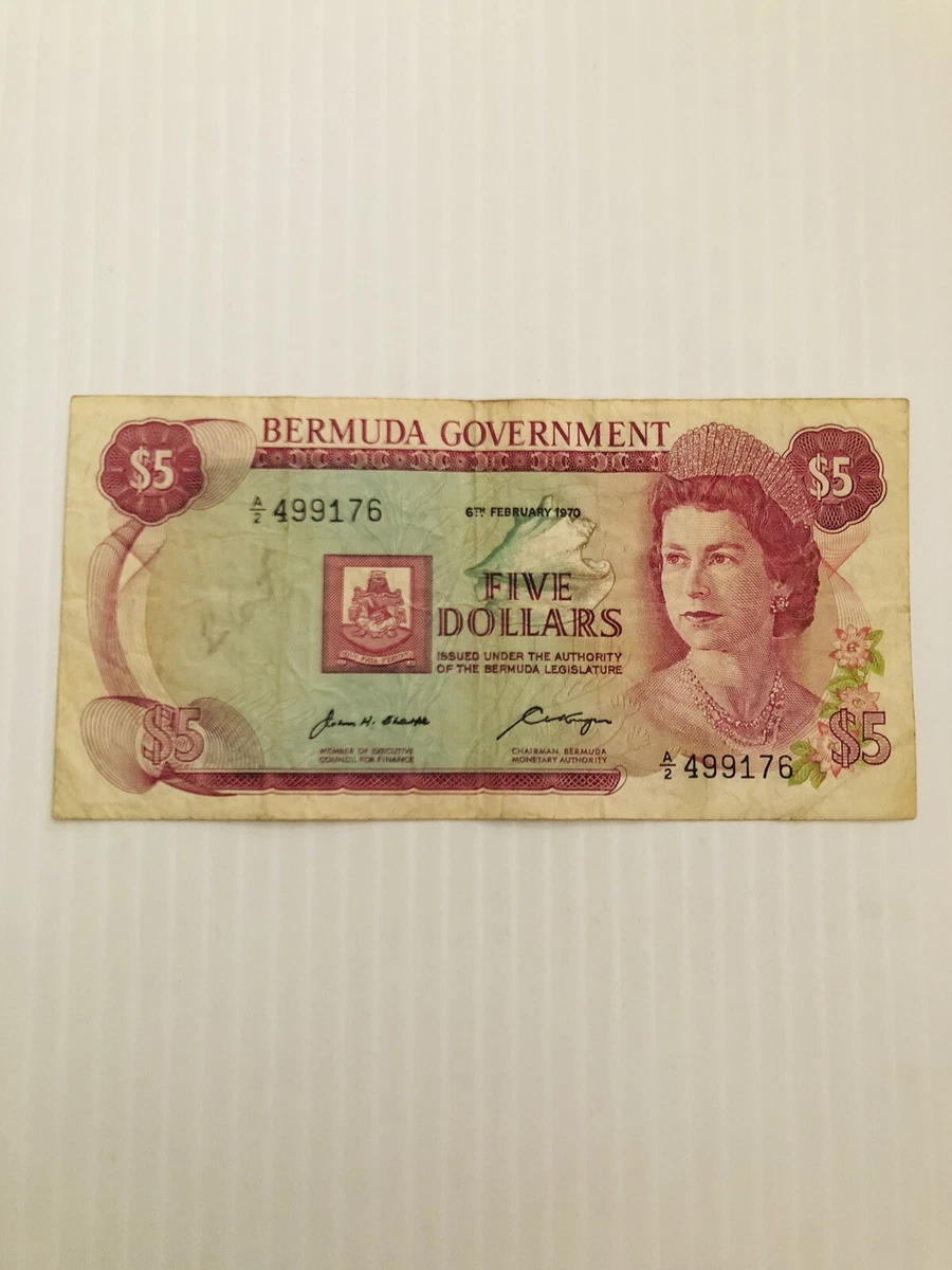 バーミューダドル　1970 1970 Bermudian Paper Money for sale | eBay