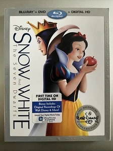 Snow White and the Seven Dwarfs Signature Edition (Blu-ray, 1937) Bonus DVD Incl - Picture 1 of 3