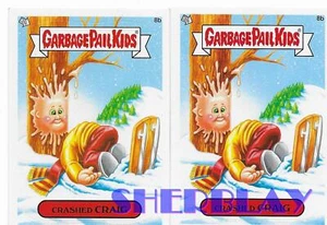 2X - 2012 Topps Garbage Pail Kids Serie 1 Tarjeta #8b Crashed Craig - Imagen 1 de 1