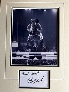 HARVEY SMITH - LEGENDARIO SHOW JUMPING RIDER - EXCELENTE EXHIBICIÓN FIRMADA - Imagen 1 de 1