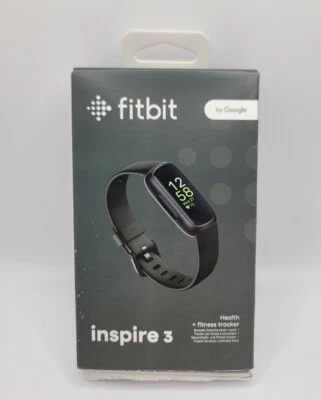 Fitbit Inspire 3 Heart Rate Monitor Health & Fitness Tracker - Black - Image 1 of 4