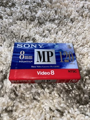 Sony 120 min 8 mm Standard Video 8 Cassette (P6-120MP) Sealed NTSC - Image 1 of 3