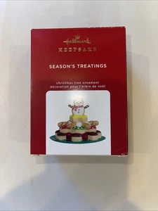 Hallmark Keepsake Ornament 2020 Seasons Treatings 12th #12 new sweet snowman NEW - Picture 1 of 4
