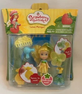 Neu in Verpackung Strawberry Shortcake Zitrone Baiser 2009 Mini Puppe Haarstyling Spielset - Bild 1 von 8