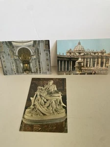 Vintage Postkarten ROM ITALIEN ROMA UNBENUTZT Lot/3 - Bild 1 von 2