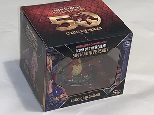 D&D Icons of the Realms: 50 Aniversario: Dragón Rojo Clásico, NUNCA ABIERTO TSR - Imagen 1 de 12
