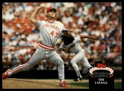 1992 Stadium Club #419b Tim Layana Reds - Image 1 of 2