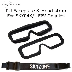 Skyzone SKY04X/L FPV Goggles Head Strap Faceplate with Magic Stick Loop Tape - Picture 1 of 11