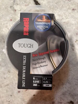 Nuevo en caja Línea de Pesca Resistente Rapala 6 LB Prueba 360 yardas Transparente Extra Duradero Foto 1 de 4