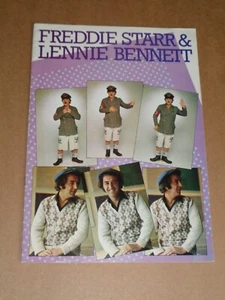 Freddie Starr/Lennie Bennett 1983 UK Tour Programm - Bild 1 von 1