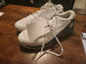 Wilson Rush Pro Ace WRS329270 Womens Cloud White/Gray Pickleball Shoes Size US 9 - Picture 1 of 5