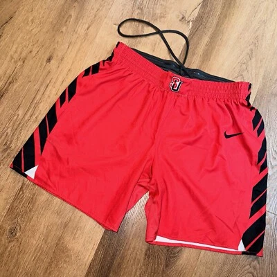 Seattle Redhawks Shorts Nike Team Issue Basketball Athletic Gym Red Mens Large - Image 1 of 4