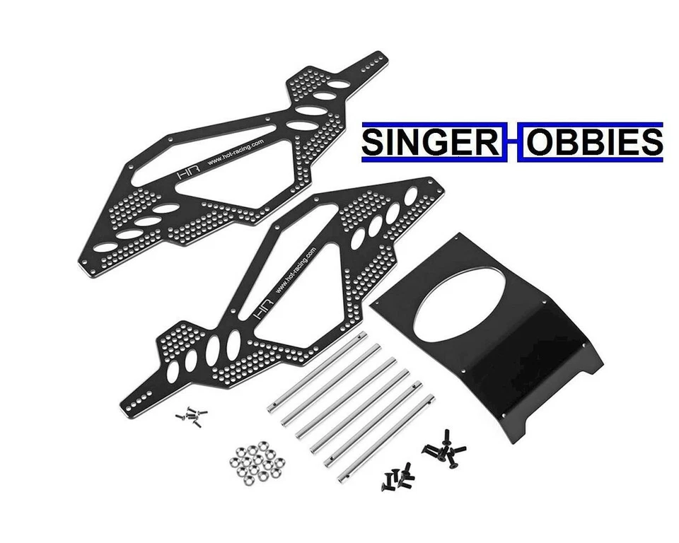 Hot Racing Scp14rr01 Aluminum Rock Racer Conversion Chassis Hrac1372