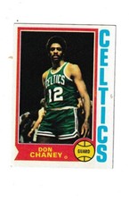 1974-75 Topps - #133 Don Chaney Boston Celtics Very Nice Condition 