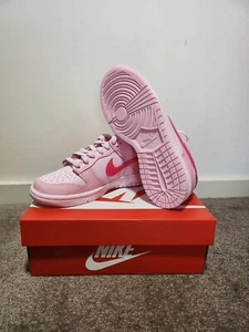 Nike Dunk Low Triple Pink - US 4Y - Picture 1 of 4