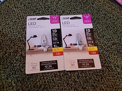2X -Feit Electric G4 Bi-Pin Led Bulb Warm White 10 Watt Equivalence - Image 1 of 2