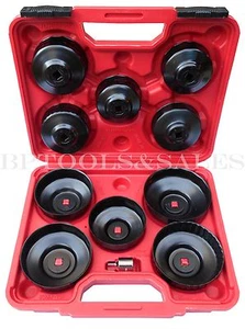 11pc Oil Filter Cap Wrench Oil Filter Socket Set Remover Installer Hand Tools - Picture 1 of 1