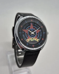 Defekte Luch DIALOGUE Quarz Armbanduhr mit neuem Armband, Vintage russische Uhr - Bild 1 von 8