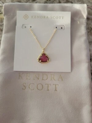 Collar Kendra Scott Kendall Dorado Iridiscente Orquídea Ilusión Nuevo con Etiquetas ¡Bolsa de $65! Foto 1 de 3