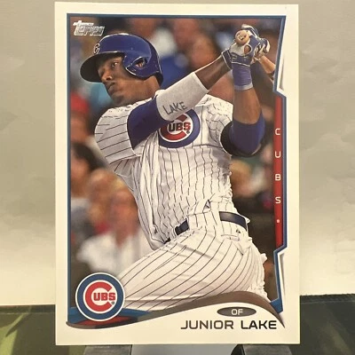 Junior Lake #10 Topps MLB Baseball 2014 Chicago Cubs - Image 1 of 2