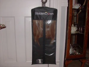 Hidden Crown Halo Extension 100% Human Remy Hair Med Brown - Picture 1 of 3