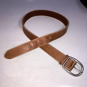 DULUTH Leather Belt Tan sz 36 - Picture 1 of 9