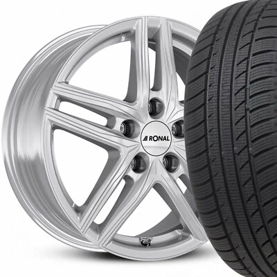 18" R65 Silver Winterradsatz AMG Design 235/55 Winterreifen RDK für Mercedes GLB - Bild 1 von 4