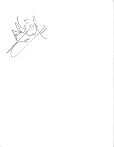 Allison Iraheta handsigniert signed Auto Cut Unterschrift American Idol Halo Circus - Bild 1 von 1