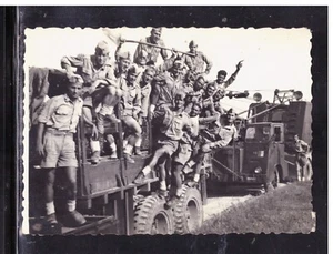 Fotografia Foto Soldati Italiani Camion Gru CRANIO KK1501 - Picture 1 of 1