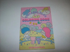 Vintage SANRIO Little Twin Stars Kiki and Lala's Coloring Book, 1981 - Foto 1 di 8