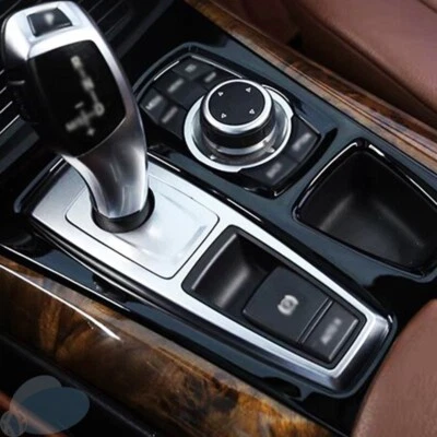 Car Gear Shift Panel Cover Trim Accessories For 2010-2013 BMW X5 X6 E70 E71 Foto 1 de 4