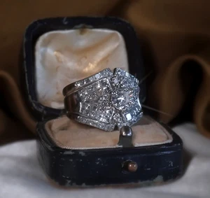 18K Diamond Ring Vintage Solitaire GIA Engagement Wedding Enhancer VS 4.29 Carat - Picture 1 of 7