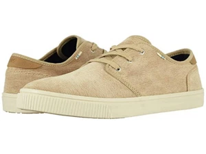 TOMS Carlo Micro Corduroy Lace Up Men's Sneakers COLOR LIGHT TOFFEE SIZE 8.5M - Picture 1 of 4