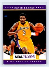 Devin Ebanks 2012-13 Panini Hoops #202 Los Angeles Lakers