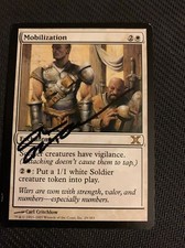 MTG Magic Mobilization Signed Artist Proof x1 10th Edition Carl Critchlow