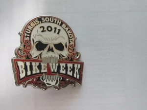 STURGIS SOUTH DAKOTA 2011 RALLY BIKE WEEK VEST PIN - Picture 1 of 3