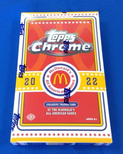 2022 Topps Chrome McDonald's All American Basketball Factory Sealed Hobby Box