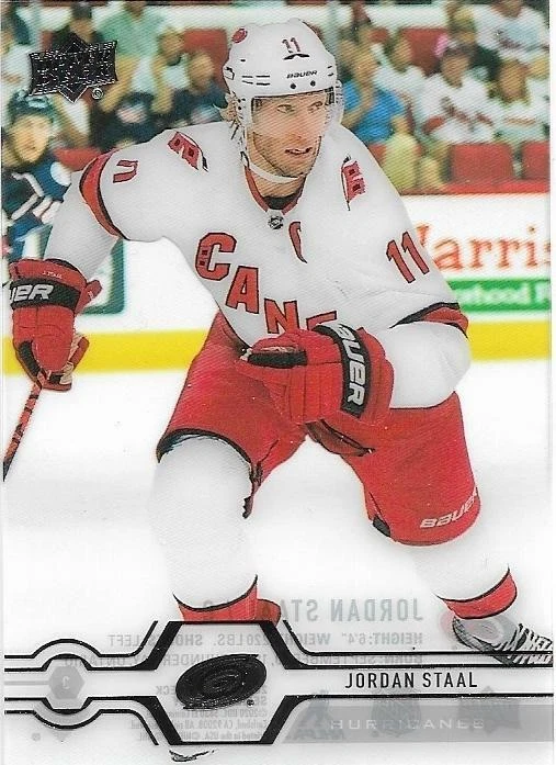 2019-20 UPPER DECK CLEAR CUT PARALLEL #308 JORDAN STAAL - Image 1 of 1
