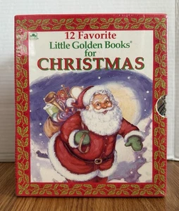 12 Favorite Little Golden Books For Christmas Box Set New Old Stock Sealed - Picture 1 of 6