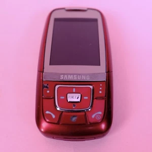 Samsung SGH D600 Red (Unlocked) Mobile Phone - Picture 1 of 9