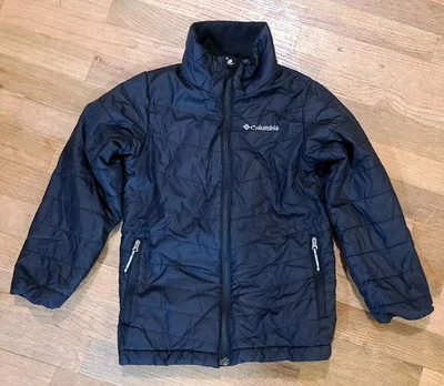 Columbia Omni-Heat Kids Childrens Coat Jacket Size XS 6 / 7, Black, EUC - Image 1 of 4