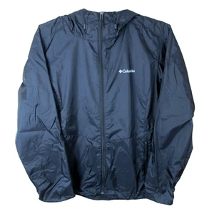 Giacca antipioggia Columbia Sycamore Springs donna XL nera con cappuccio NUOVA! - Foto 1 di 10