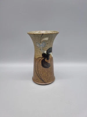 A David Cohen Studio Pottery Stoneware Trumpet Vase H-15cm. - Image 1 of 4