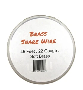 Brass Snare Wire - Survival Wire 45 Foot Soft Brass 22 Gauge Trapping Supplies - Bild 1 von 2
