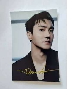KPOP SUPER JUNIOR Choi Siwon Autographed Signed Photo Picture Collection 4*6 - Picture 1 of 1