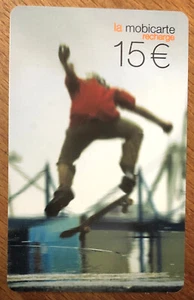 SKATE MOBICARTE SPÉCIMEN CARTE ORANGE MBC MOBI NO TELECARTE SCHEDA CALLING CARD - Imagen 1 de 2