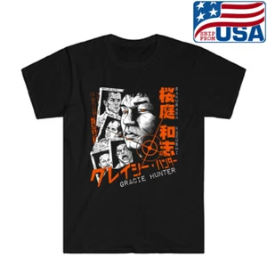 Kazushi Sakuraba Gracie Hunter MMA Legend Men's Black Size S to 5XL - Picture 1 of 1