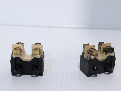 Lote de 2 portafusibles cuadrados D, clase 9007, DO-11 Foto 1 de 4